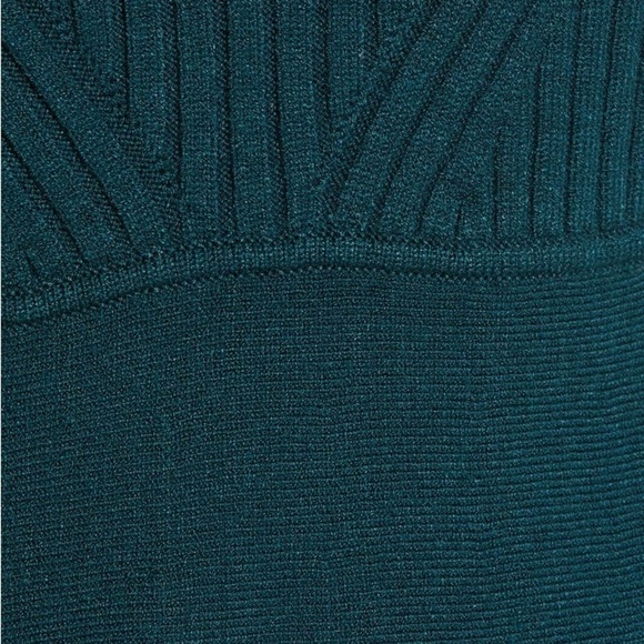 Eliza J New Size XL Burgundy Fit Flare Long Sleeve Sweater Dress Preppy Academia - Picture 12 of 14